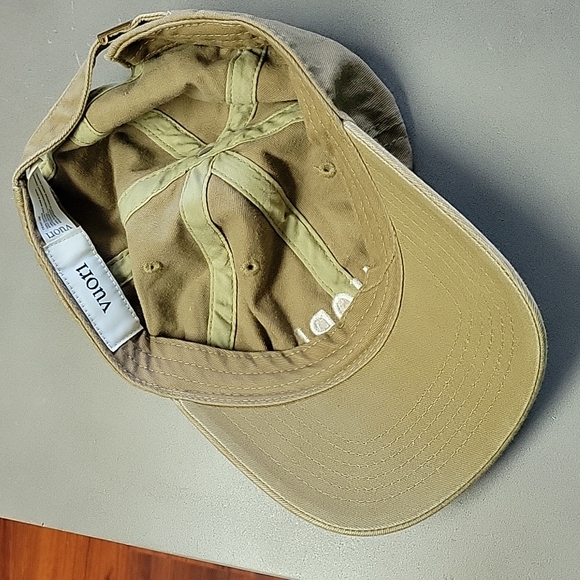 Vuori Baseball Cap Tan Logo Embroidered - Picture 8 of 8